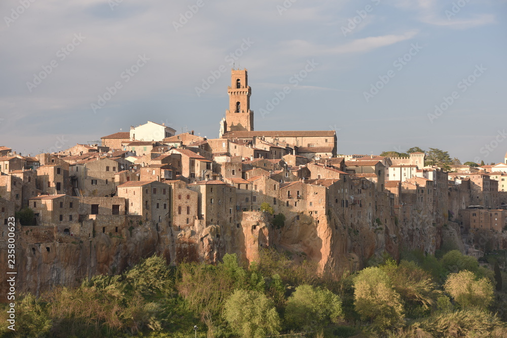 panoramic view of Tuscany italy