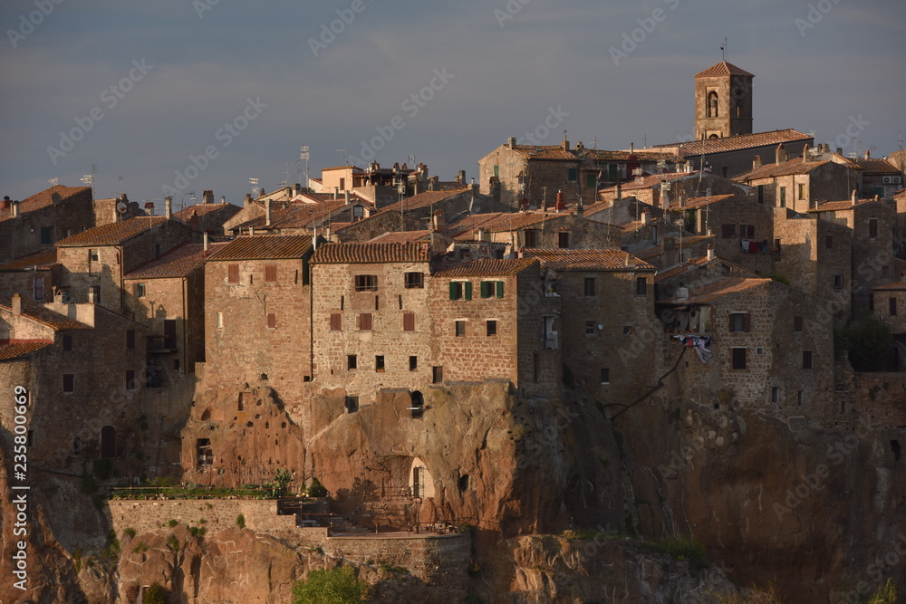 panoramic view of Tuscany italy