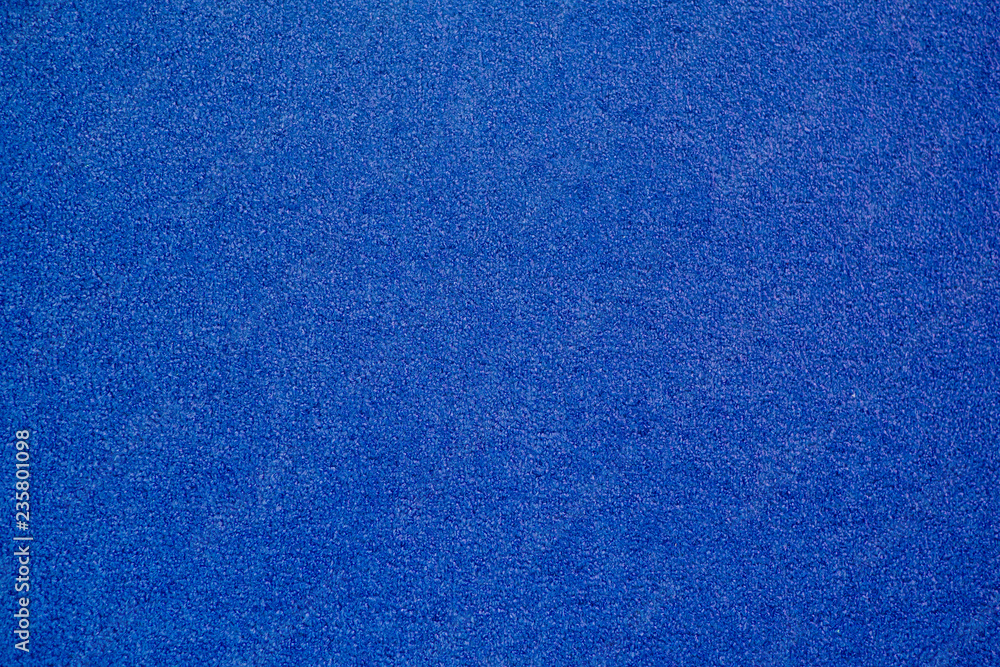 Obraz premium blue carpet background, blue fabric texture background, closeup
