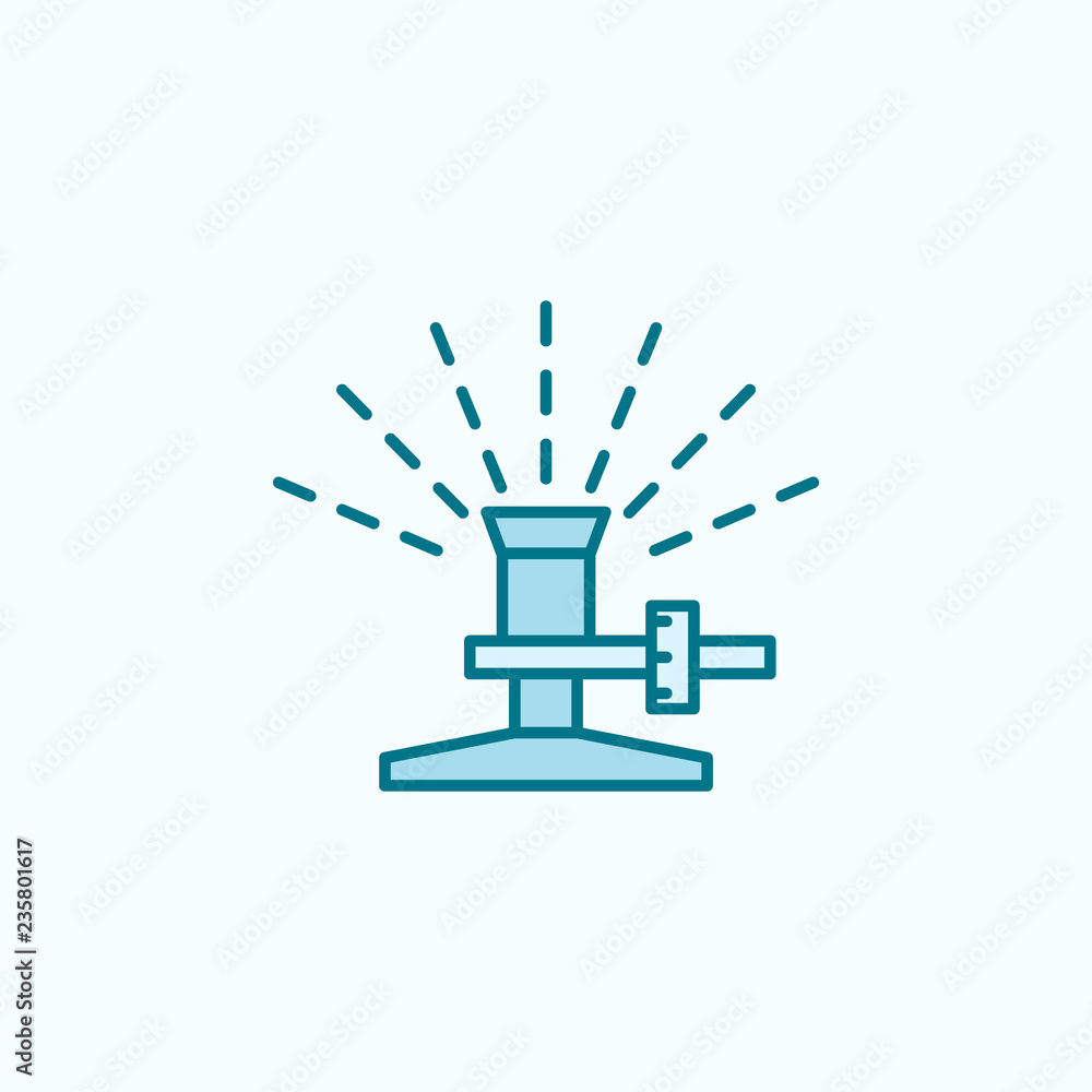 plant sprinkler field outline icon. Element of drip watering icon. Thin line icon for website design and development, app development. Premium icon plant sprinkler field outline icon. Element of drip watering icon. Thin line icon for website design and development, app development. Premium icon