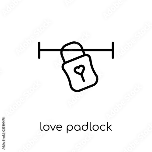 love Padlock icon from Wedding and love collection.