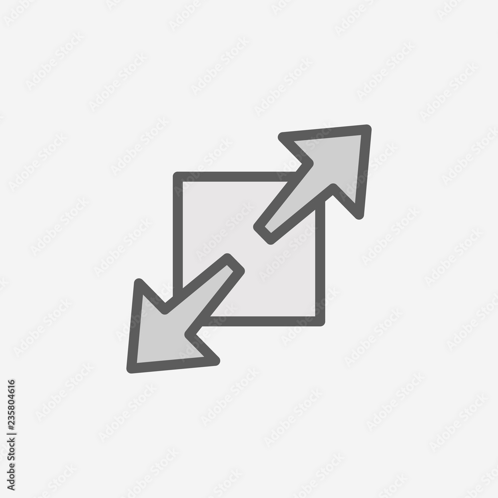 extension sign field outline icon. Element of 2 color simple icon. Thin line icon for website design and development, app development. Premium icon extension sign field outline icon. Element of 2 color simple icon. Thin line icon for website design and development, app development. Premium icon
