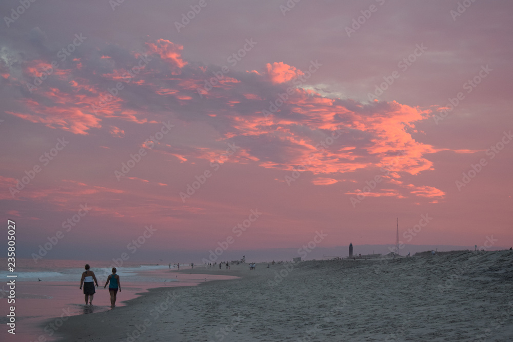 Fototapeta premium sunset on the beach
