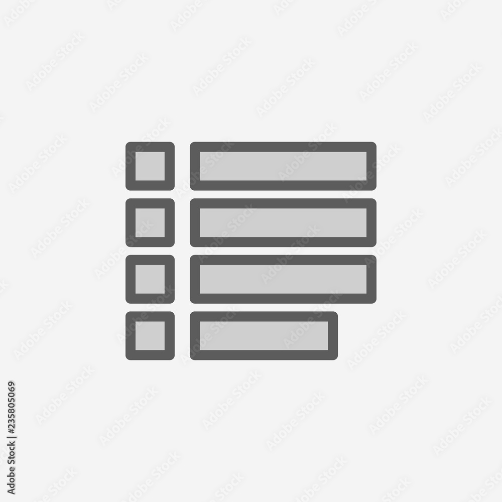 menu sign field outline icon. Element of 2 color simple icon. Thin line icon for website design and development, app development. Premium icon menu sign field outline icon. Element of 2 color simple icon. Thin line icon for website design and development, app development. Premium icon