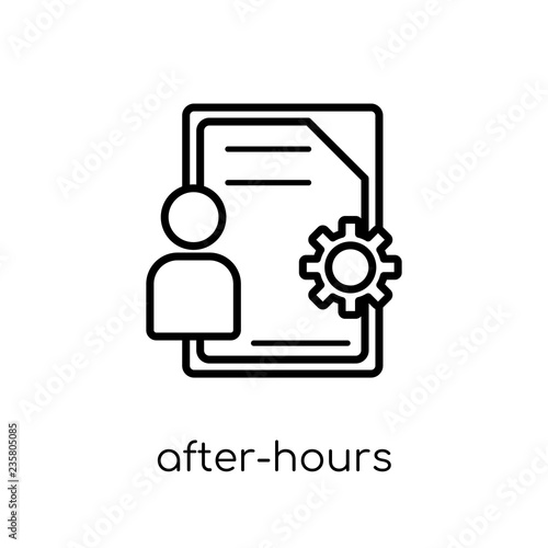 After-hours dealing icon from After hours dealing collection.
