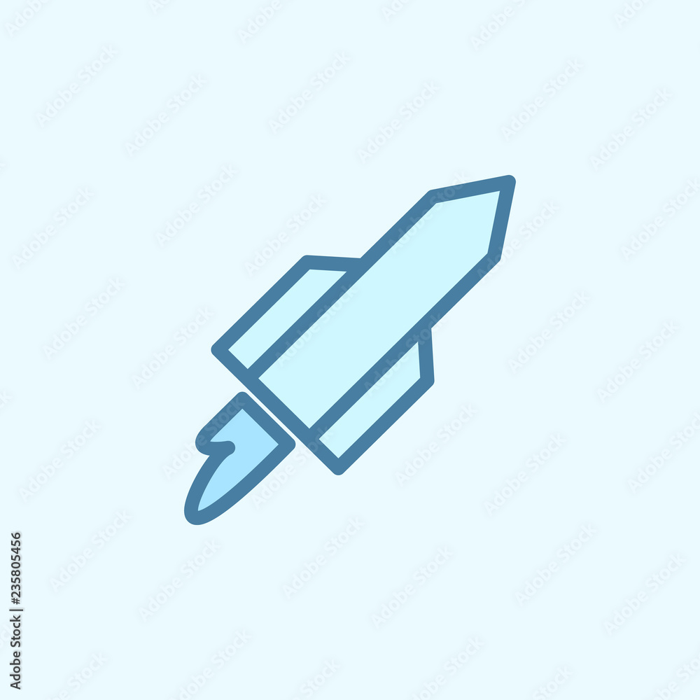 rocket field outline icon. Element of 2 color simple icon. Thin line icon for website design and development, app development. Premium icon rocket field outline icon. Element of 2 color simple icon. Thin line icon for website design and development, app development. Premium icon