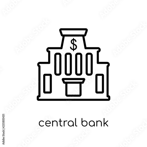 Central bank icon from Central bank collection.