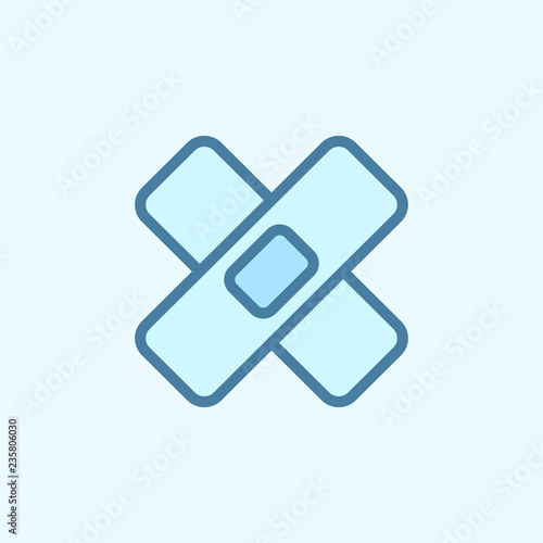 patch field outline icon. Element of 2 color simple icon. Thin line icon for website design and development, app development. Premium icon