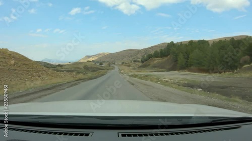 Driving in Kurdastan, Iraq from Sulaymaniyah to Erbil in this daytime hyperlapse photo