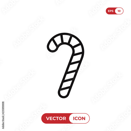 Wallpaper Mural Candy cane vector icon Torontodigital.ca