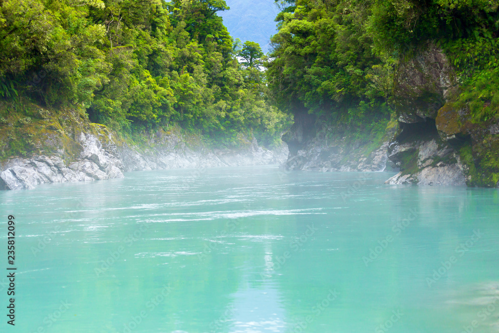 View of Hokitika Gorge, Hokitika, New Zealand View of Hokitika Gorge, Hokitika, New Zealand