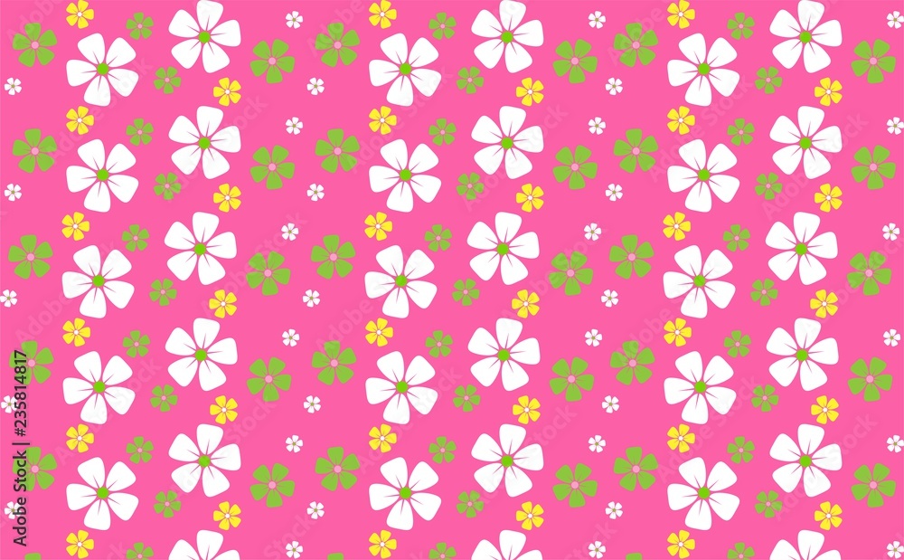 seamless pattern with flowers