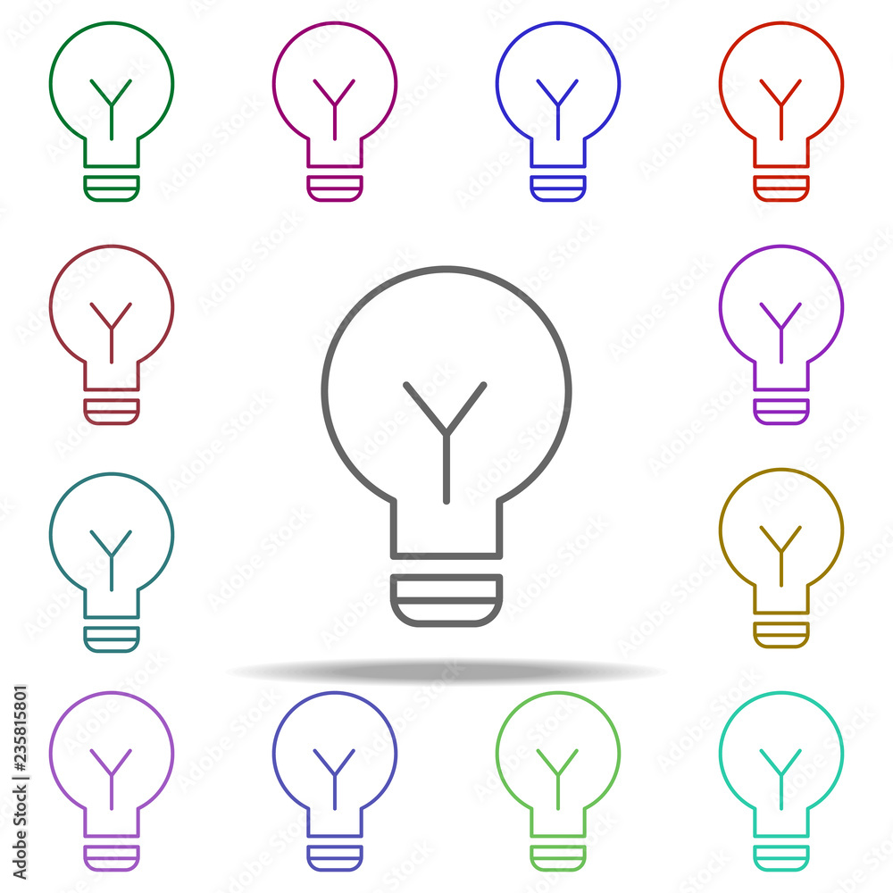 lamp icon. Elements of education in multi color style icons. Simple icon for websites, web design, mobile app, info graphics lamp icon. Elements of education in multi color style icons. Simple icon for websites, web design, mobile app, info graphics