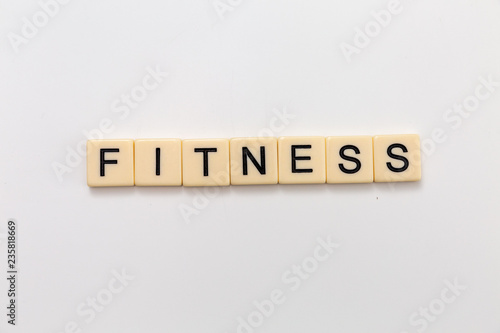 Fitness letter blocks