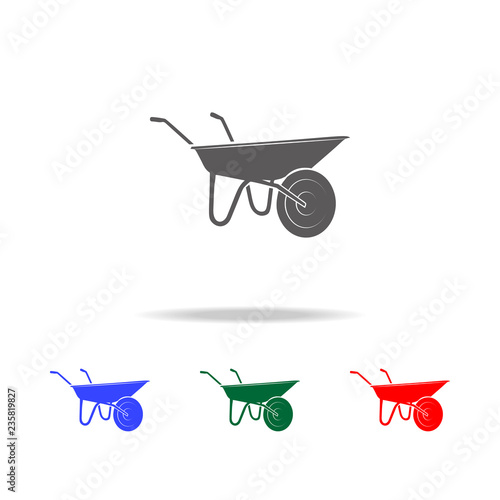 garden trolley icon. Elements of garden in multi colored icons. Premium quality graphic design icon. Simple icon for websites, web design, mobile app, info graphics