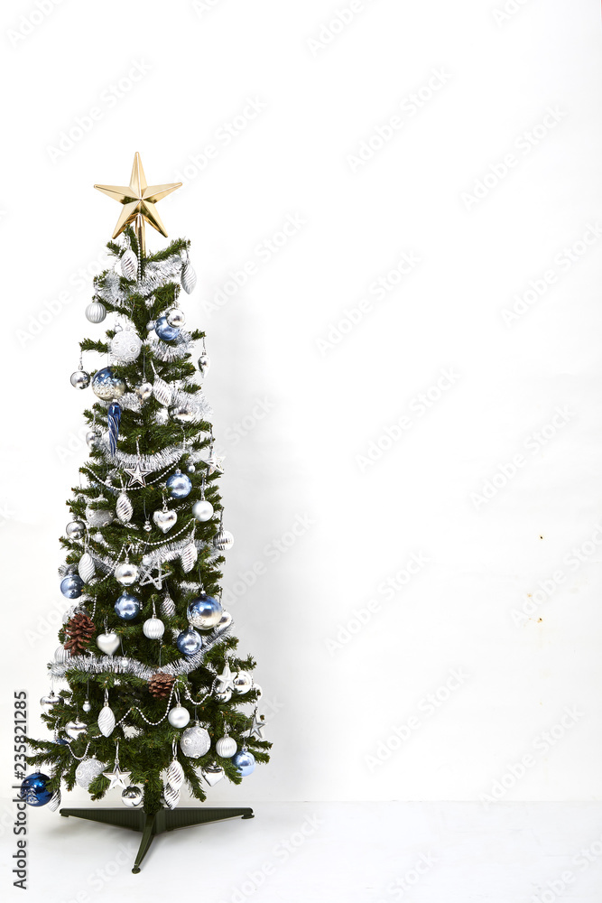 Christmas tree with decorations gift box Christmas tree with decorations gift box