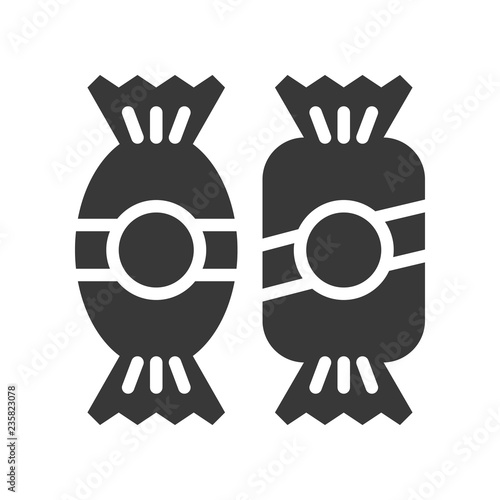 candy sweets in xmas theme icon