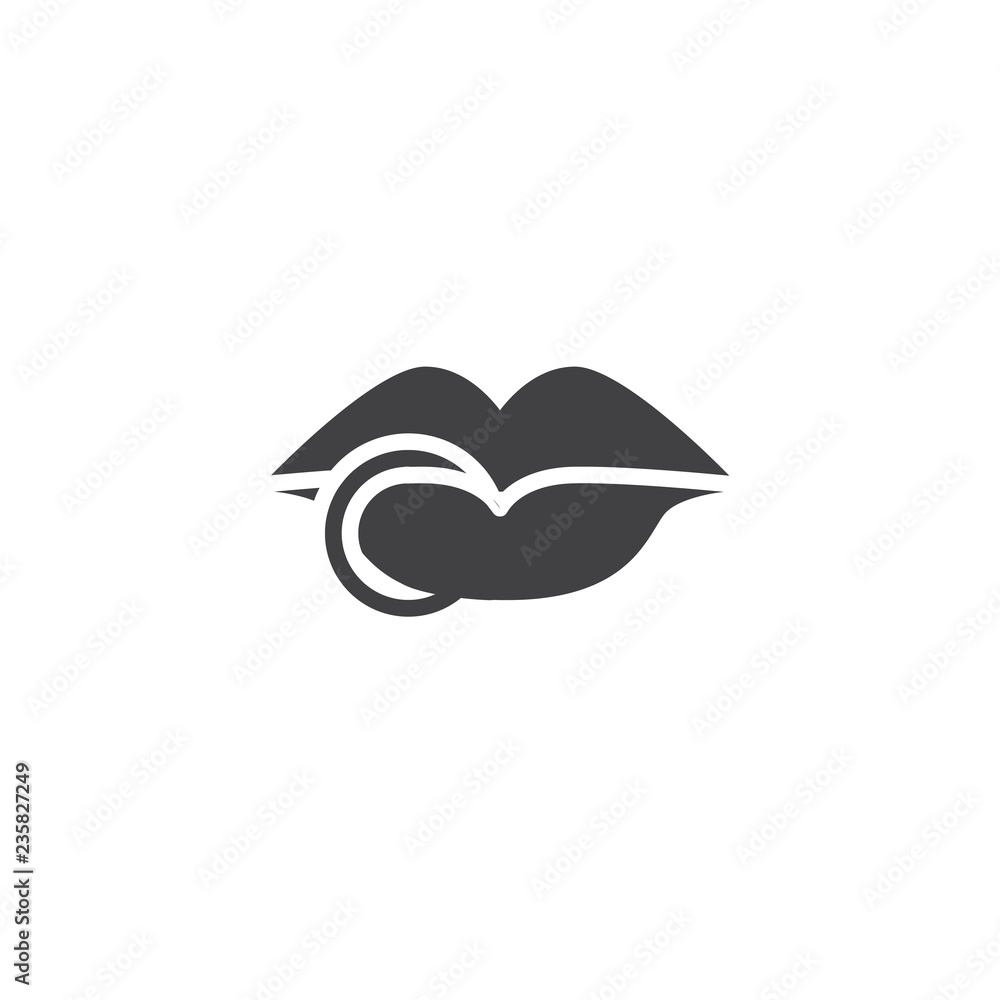 Lips ring piercing vector icon. filled flat sign for mobile concept and web design. Female jewelry simple solid icon. Symbol, logo illustration. Pixel perfect vector graphics Lips ring piercing vector icon. filled flat sign for mobile concept and web design. Female jewelry simple solid icon. Symbol, logo illustration. Pixel perfect vector graphics