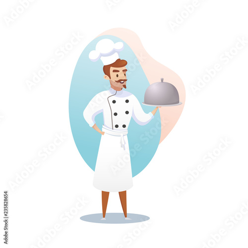 Concept illustration of the restaurant business
