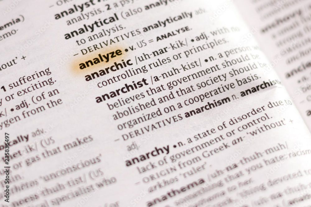 The word or phrase Analyze in a dictionary. The word or phrase Analyze in a dictionary.