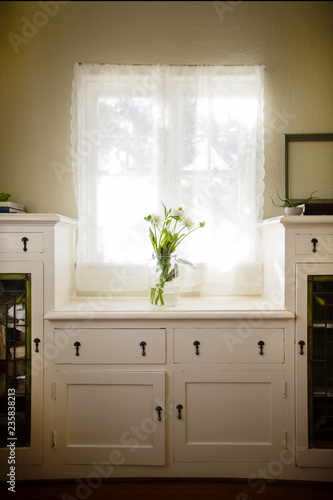 Sunlight through kitchen window