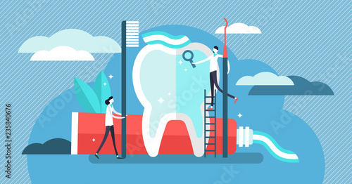 Dentist vector illustration