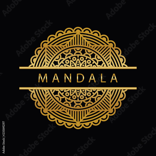 mandala - vector logo/icon illustration