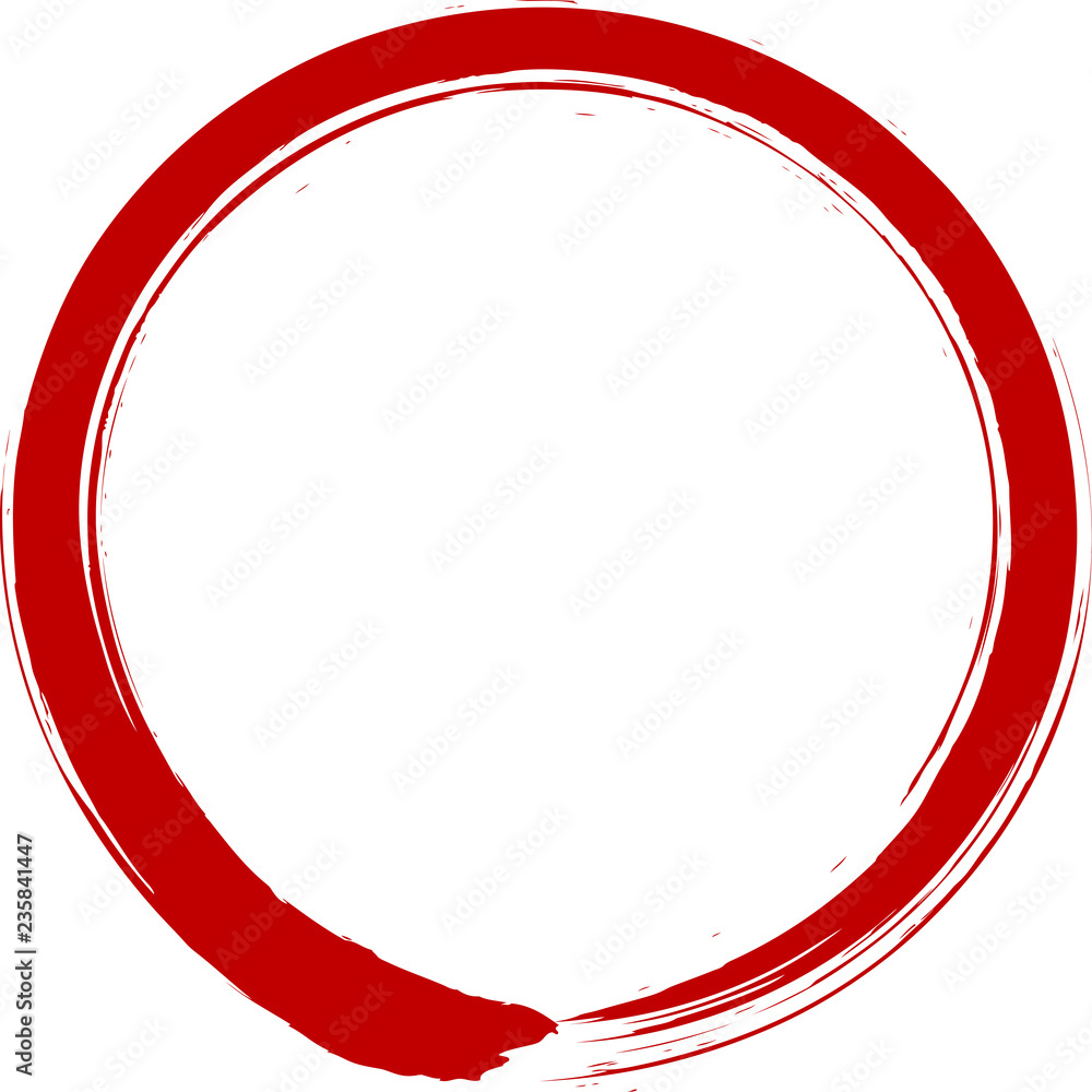 丸 円 赤 筆文字 Stock Vector Adobe Stock 丸 円 赤 筆文字 Stock Vector Adobe Stock