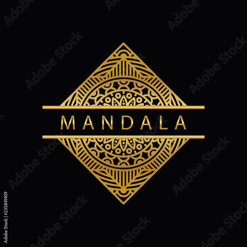 mandala - vector logo/icon illustration