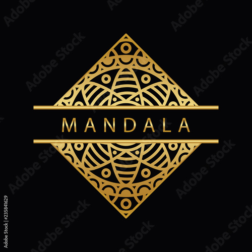 mandala - vector logo/icon illustration