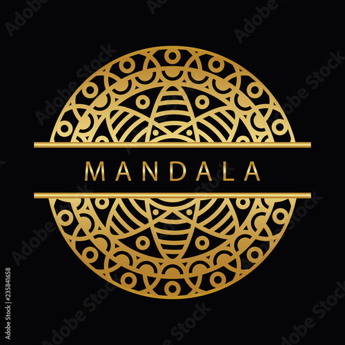 mandala - vector logo/icon illustration