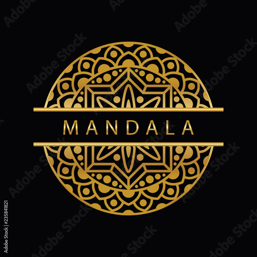 mandala - vector logo/icon illustration