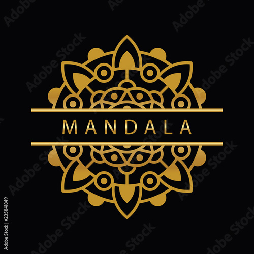 mandala - vector logo/icon illustration