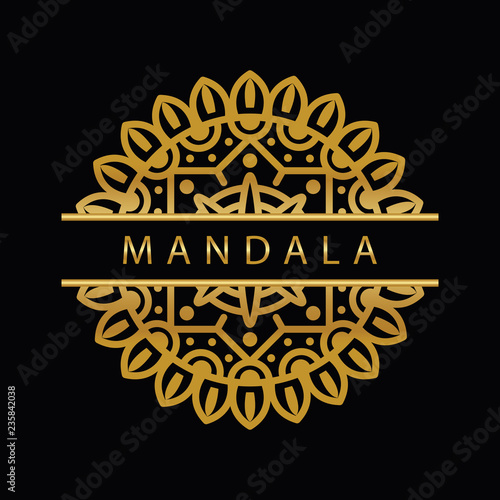 mandala - vector logo/icon illustration