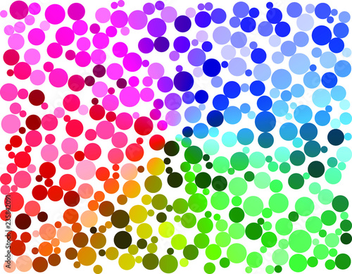 Cricle random size. Rainbow pastel art background. Vector background. Pastel colorful background. Rainbow pastel wallpaper.