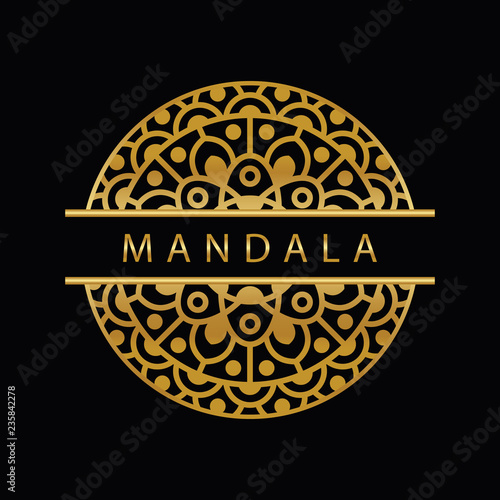 mandala - vector logo/icon illustration