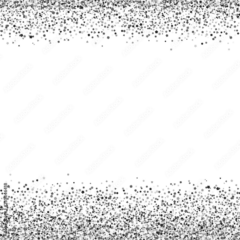 Obraz premium Banner with silver sequins.