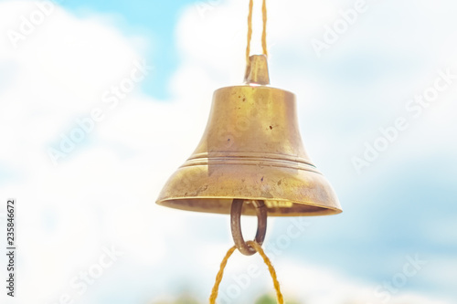 the bell hangs on a rope