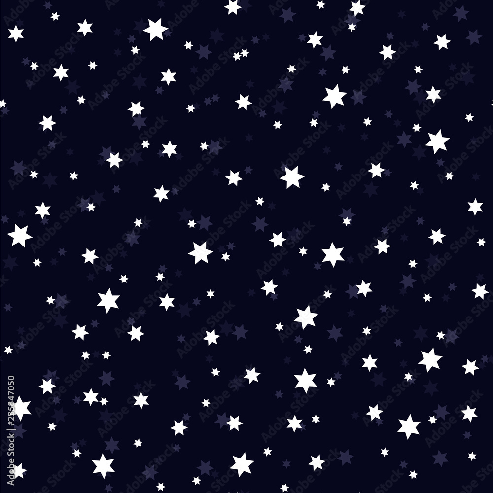 Seamless vector pattern with stars on navy blue Seamless vector pattern with stars on navy blue