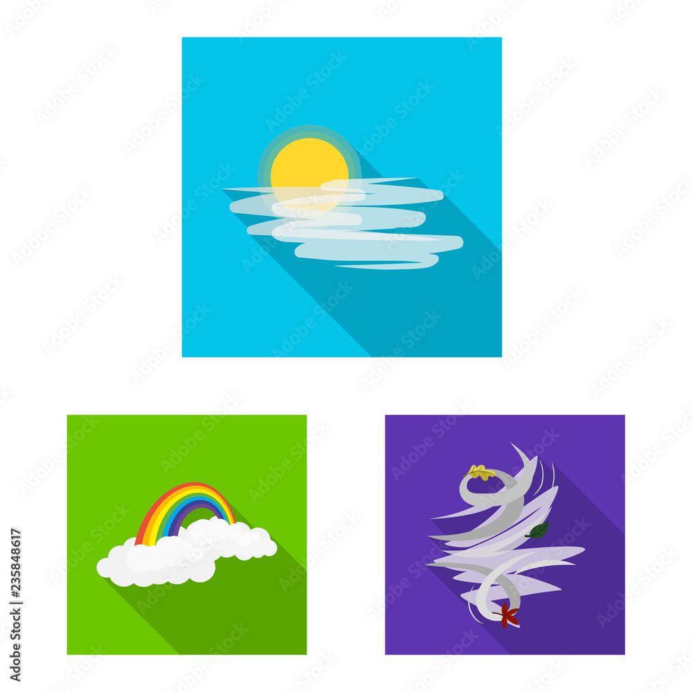 Vector design of weather and climate sign. Set of weather and cloud stock vector illustration. Vector design of weather and climate sign. Set of weather and cloud stock vector illustration.