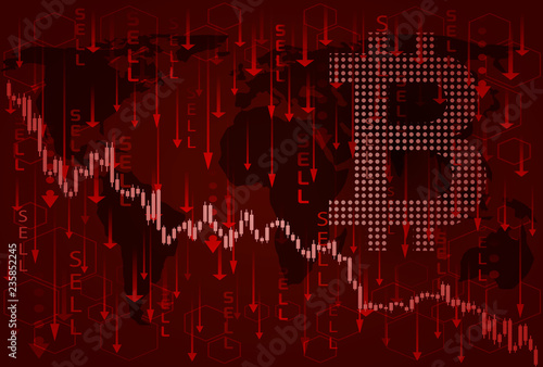 Bitcoin price crash.