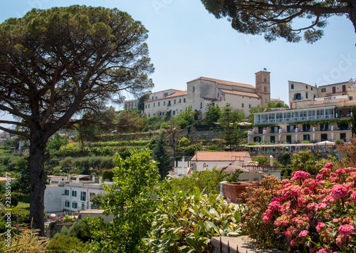  Garden at Villa Rufolo in Ravello. Amalfi Coast Italy