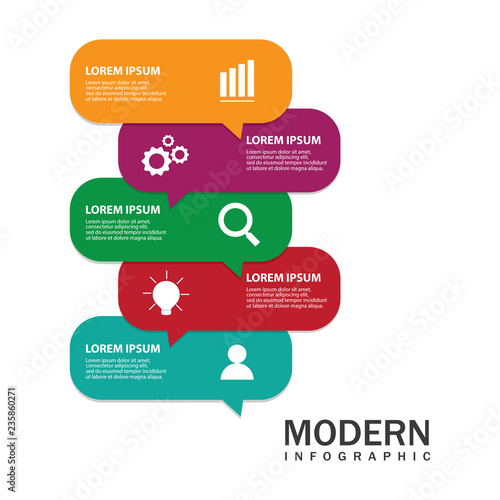 Modern infographic