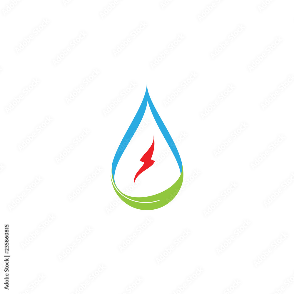 Water energy hydro electric logo Water energy hydro electric logo