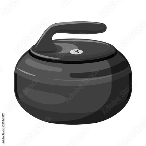 Isolated object of sport and ball sign. Set of sport and athletic vector icon for stock.