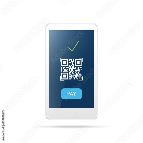mobile payment ,online shopping concept.Payment mobile icon