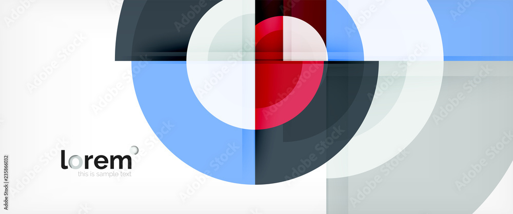 Multicolored round shapes abstract background Multicolored round shapes abstract background