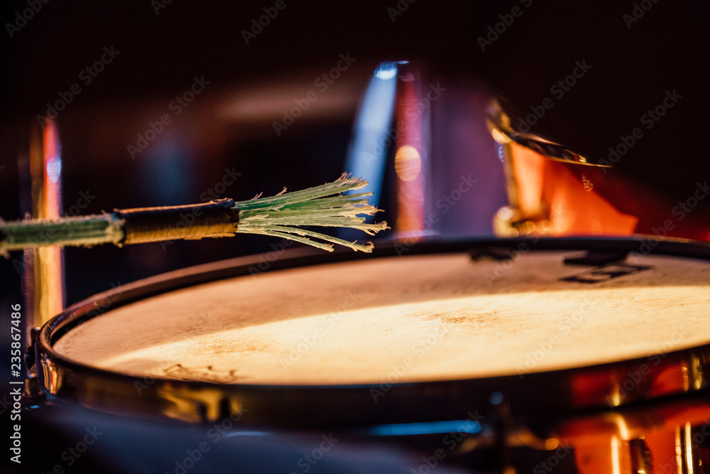 Obraz premium details of a drummer