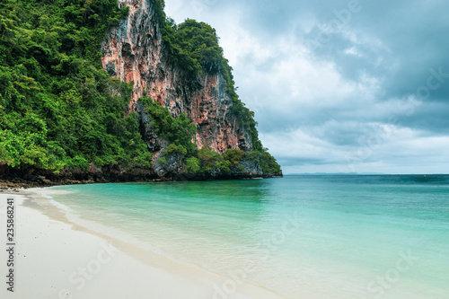 Monkey beach in Thailand