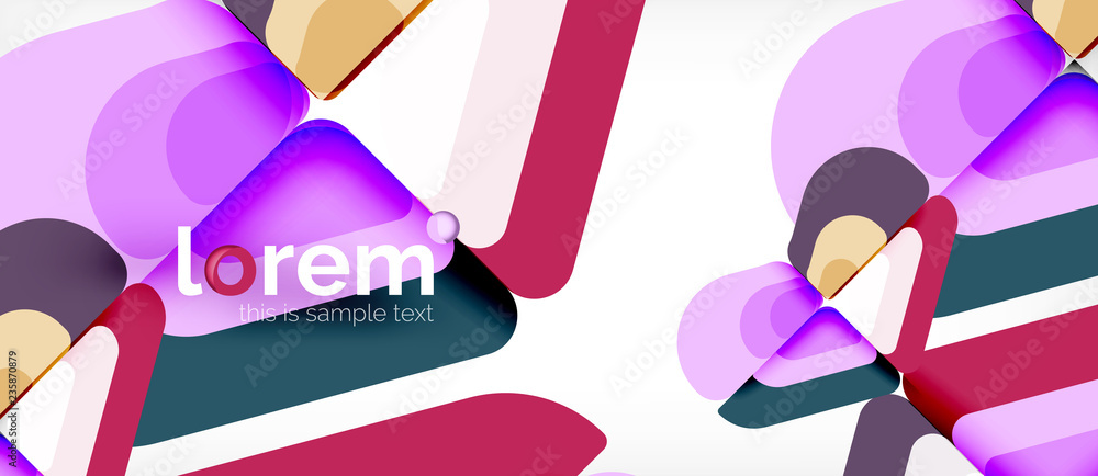 Geometric abstract background Geometric abstract background